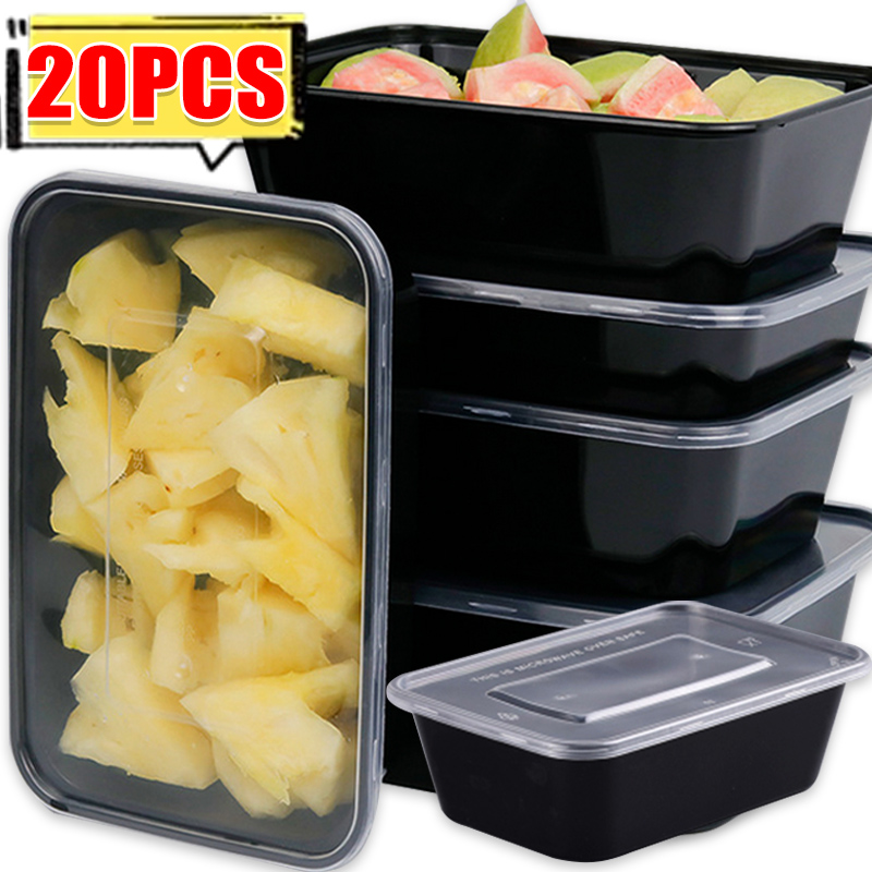 Meal Prep Ideas - 10/20x Kapaklı Gıda Saklama Kapları Yemek
