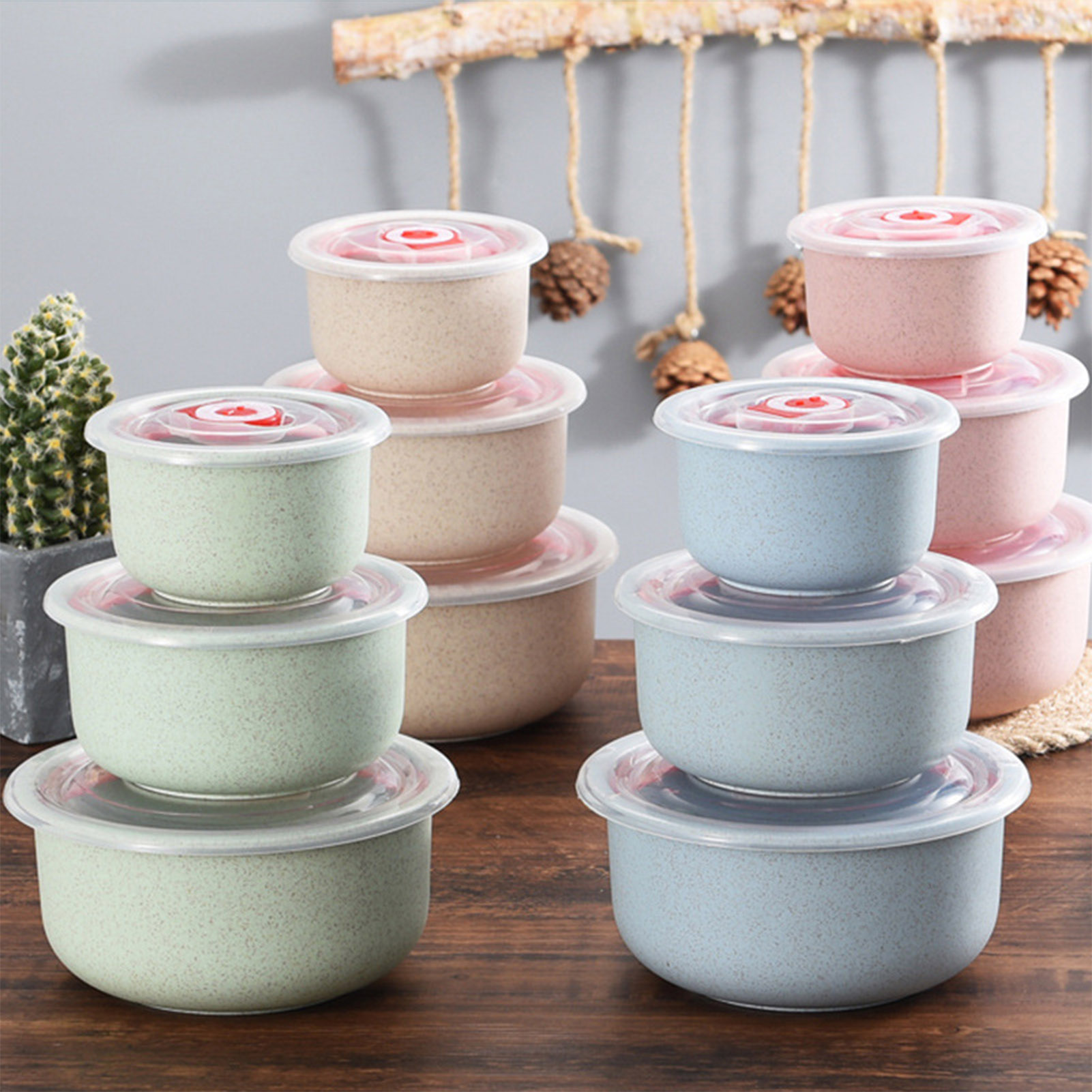 Meal Prep Dinners - 3 adet Gıda Saklama Kapları Bento