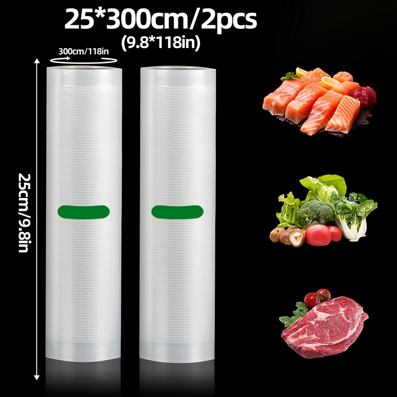 Meal Prep Freezer - 2'li Paket 3M Vakum Poşeti Ruloları: