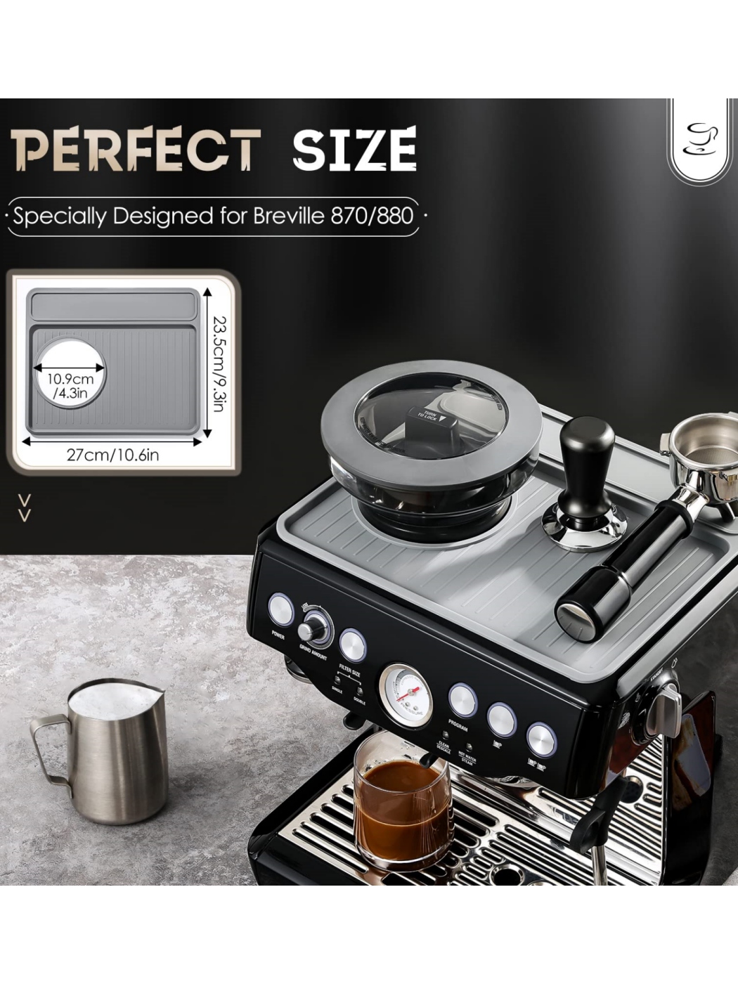 Breville Espresso Bes870 - Breville için 1 adet silikon kahve
