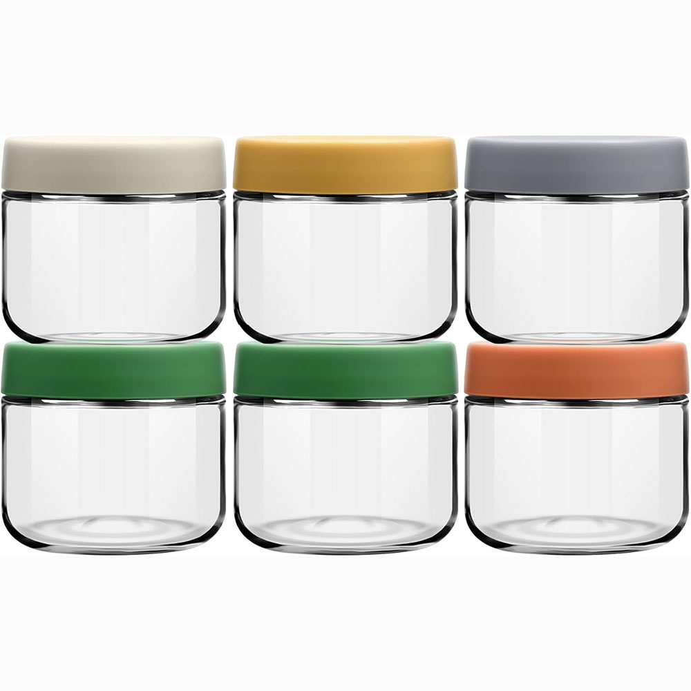 Meal Prep Yogurt Cups - 10oz Camdan Gece Boyu Yulaf Ezmesi