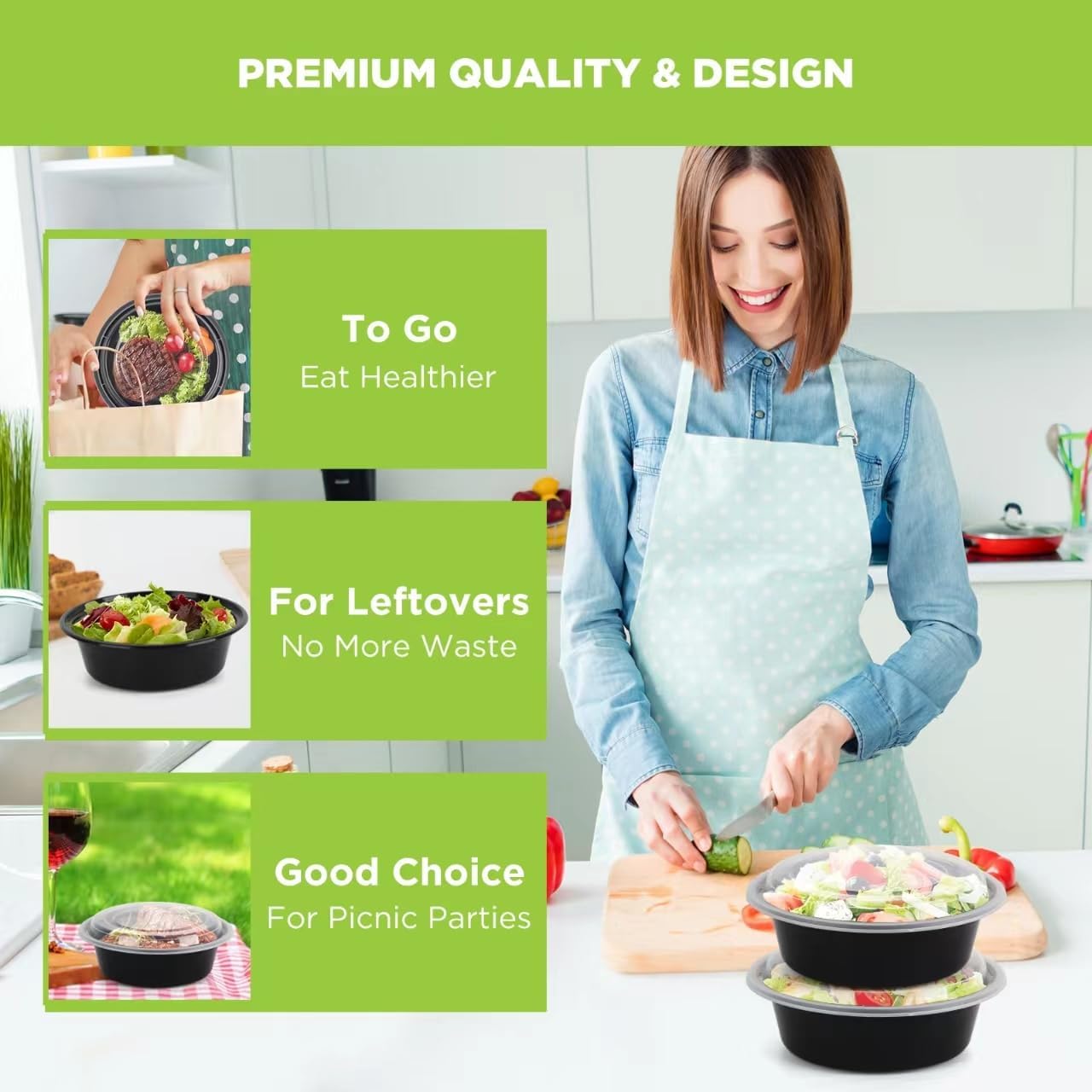 Kapaklı Yemek Hazırlık Kapları - Meal Prep Freezer incelemesi ve fiyatı