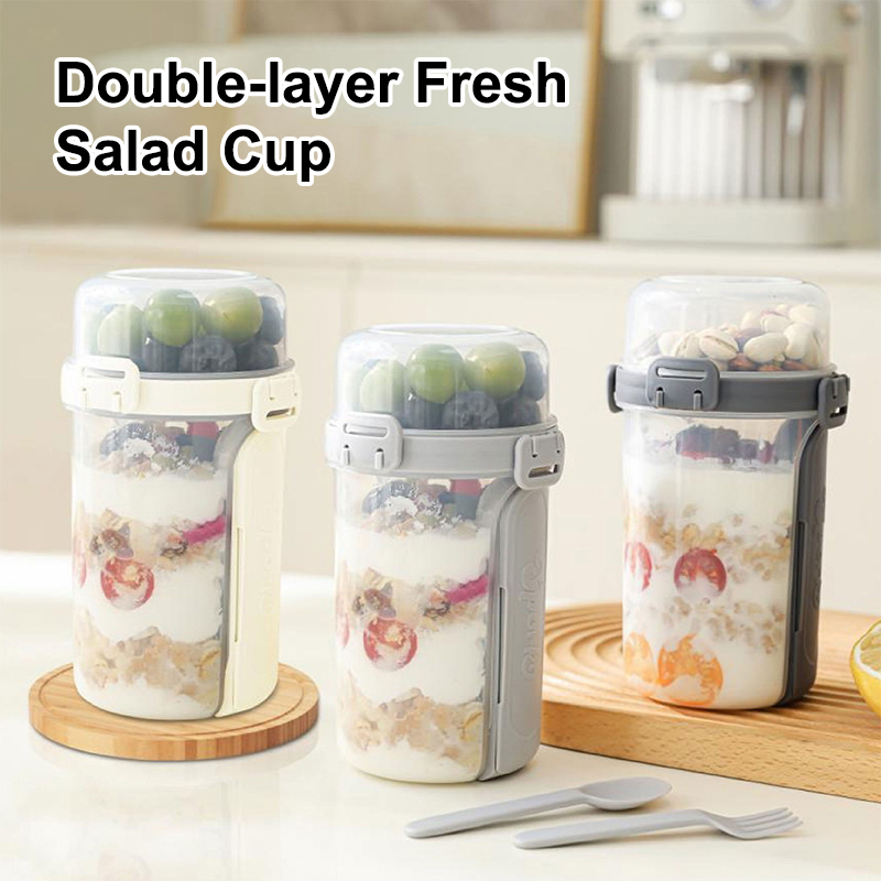 600ML Salata Yulaf Ezmesi Kabı - Meal Prep Yogurt Cups incelemesi ve fiyatı