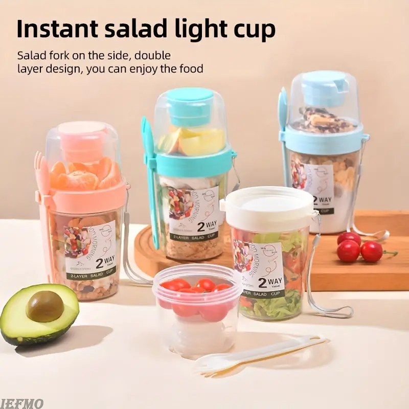 Taşınabilir Salata Kasesi Seti - Meal Prep Yogurt Cups incelemesi ve fiyatı