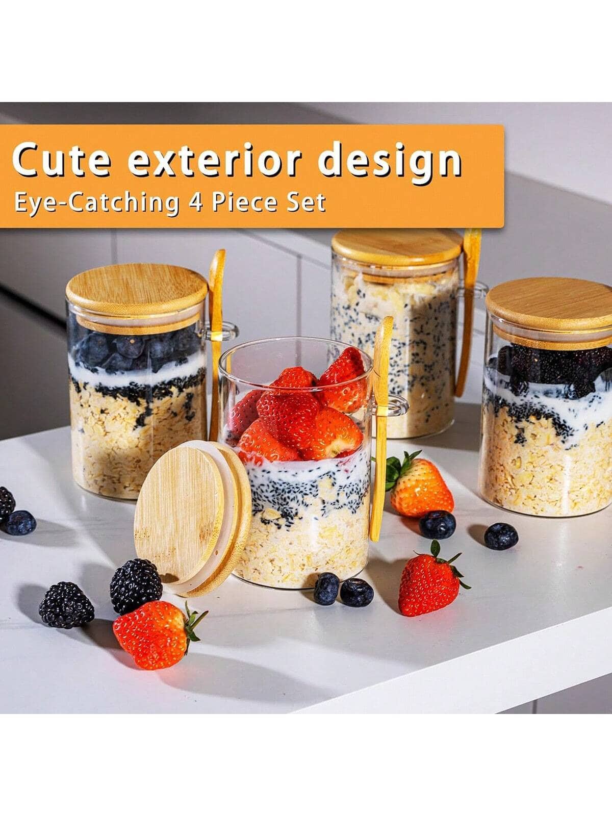 4'lü Paket Gece Yavru Buğdayı  - Meal Prep Yogurt Cups incelemesi ve fiyatı