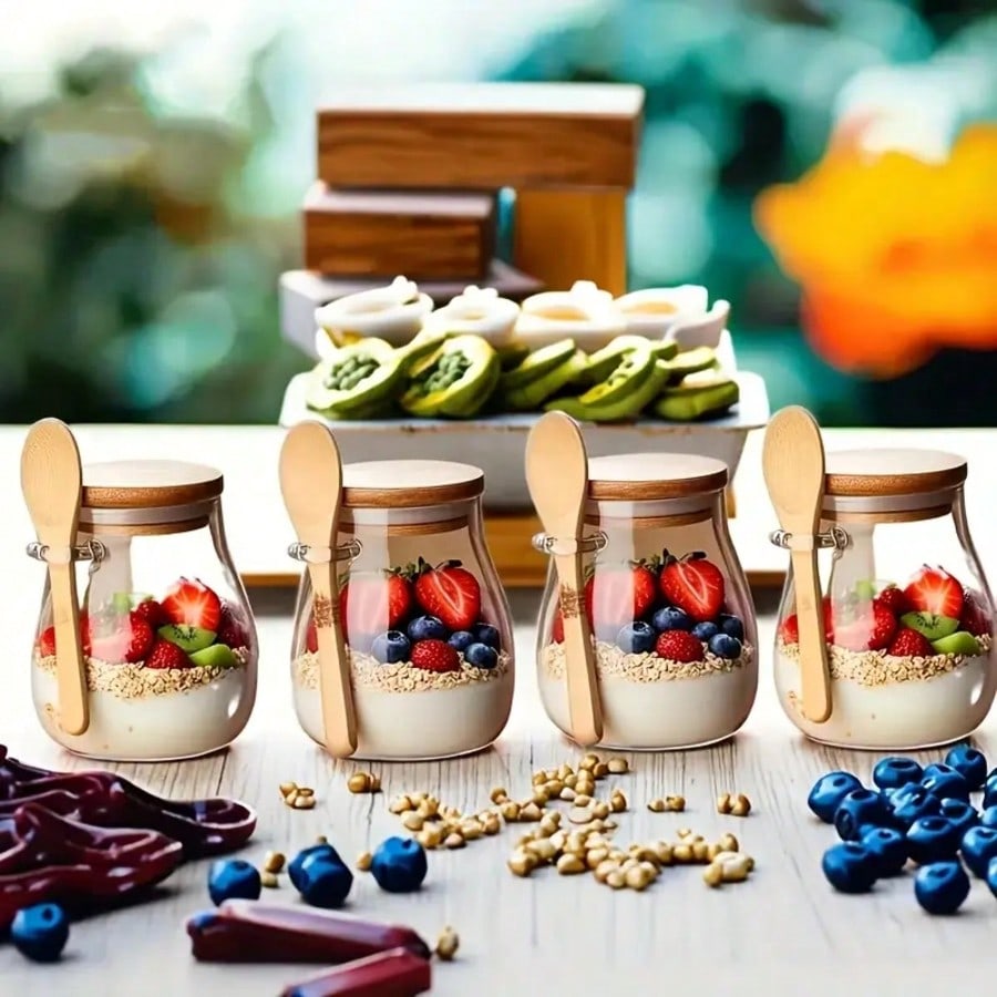 4'lü Paket Gecelik Yulaf Ezmes - Meal Prep Yogurt Cups incelemesi ve fiyatı