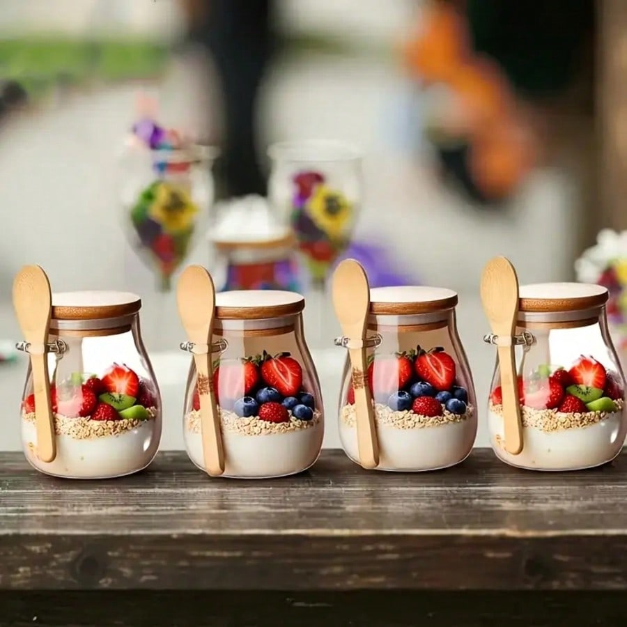 4'lü Paket Gecelik Yulaf Ezmes - Meal Prep Yogurt Cups incelemesi ve fiyatı