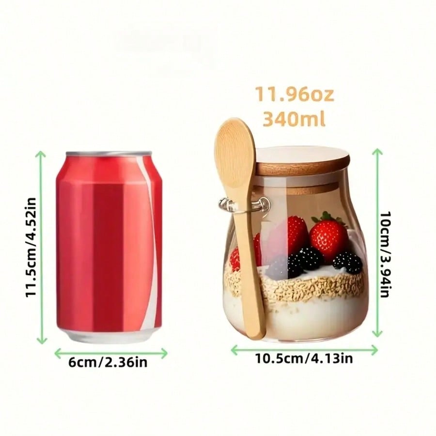 4'lü Paket Gecelik Yulaf Ezmes - Meal Prep Yogurt Cups incelemesi ve fiyatı