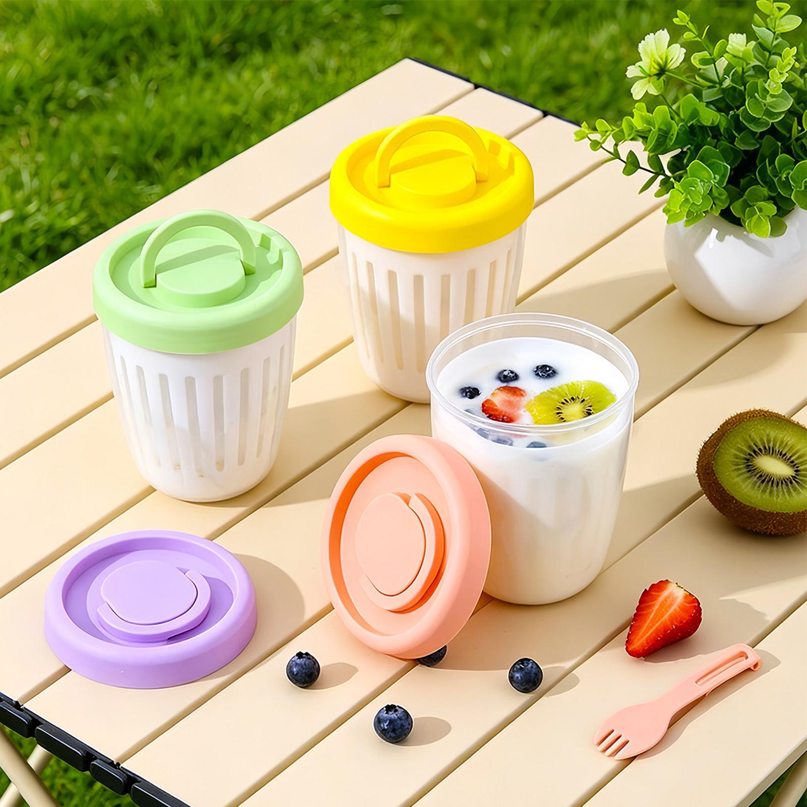 Kapaklı Yoğurt Kapları, Süzgeç - Meal Prep Yogurt Cups incelemesi ve fiyatı
