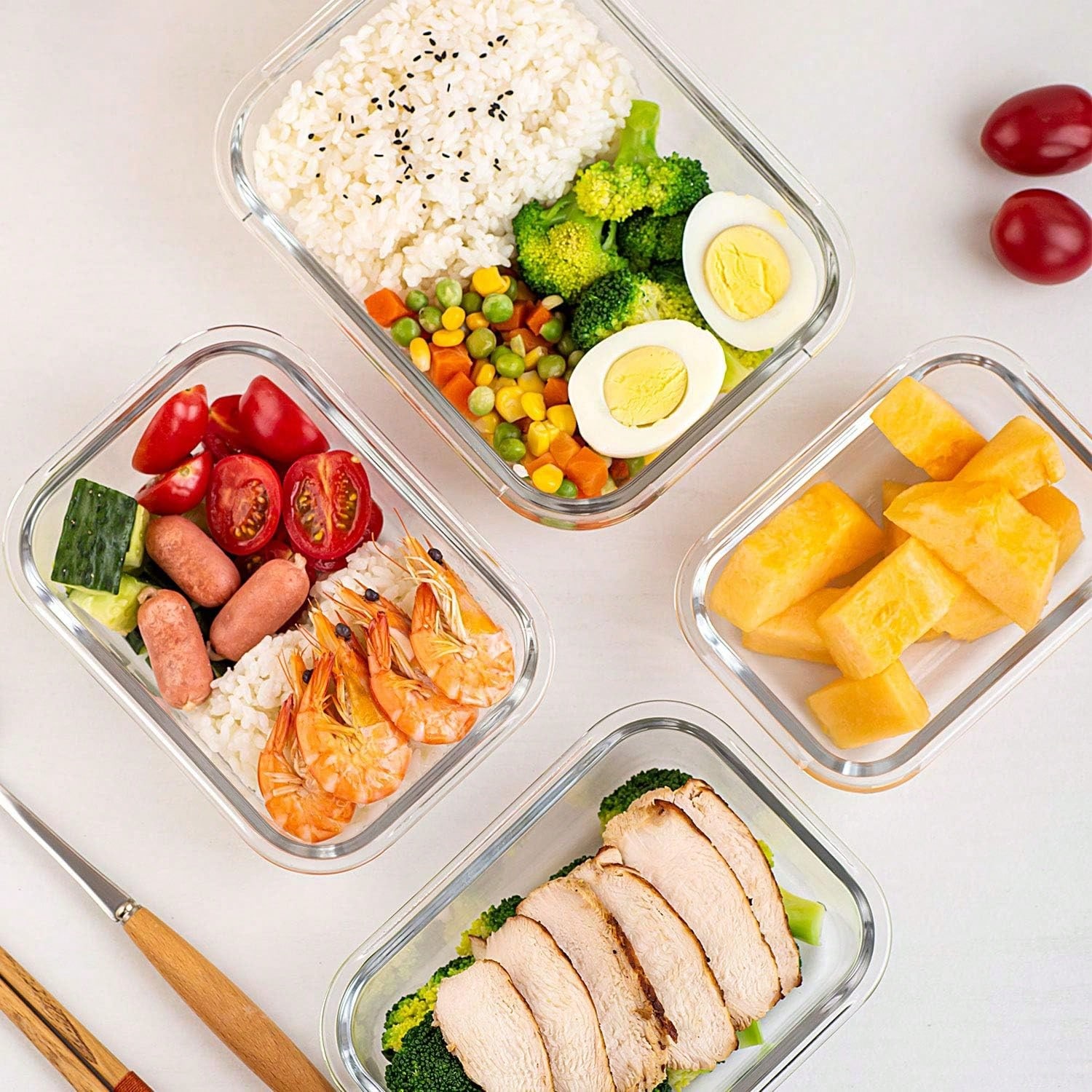10'lu Paket Cam Yemek Hazırlık - Meal Prep Dinners incelemesi ve fiyatı