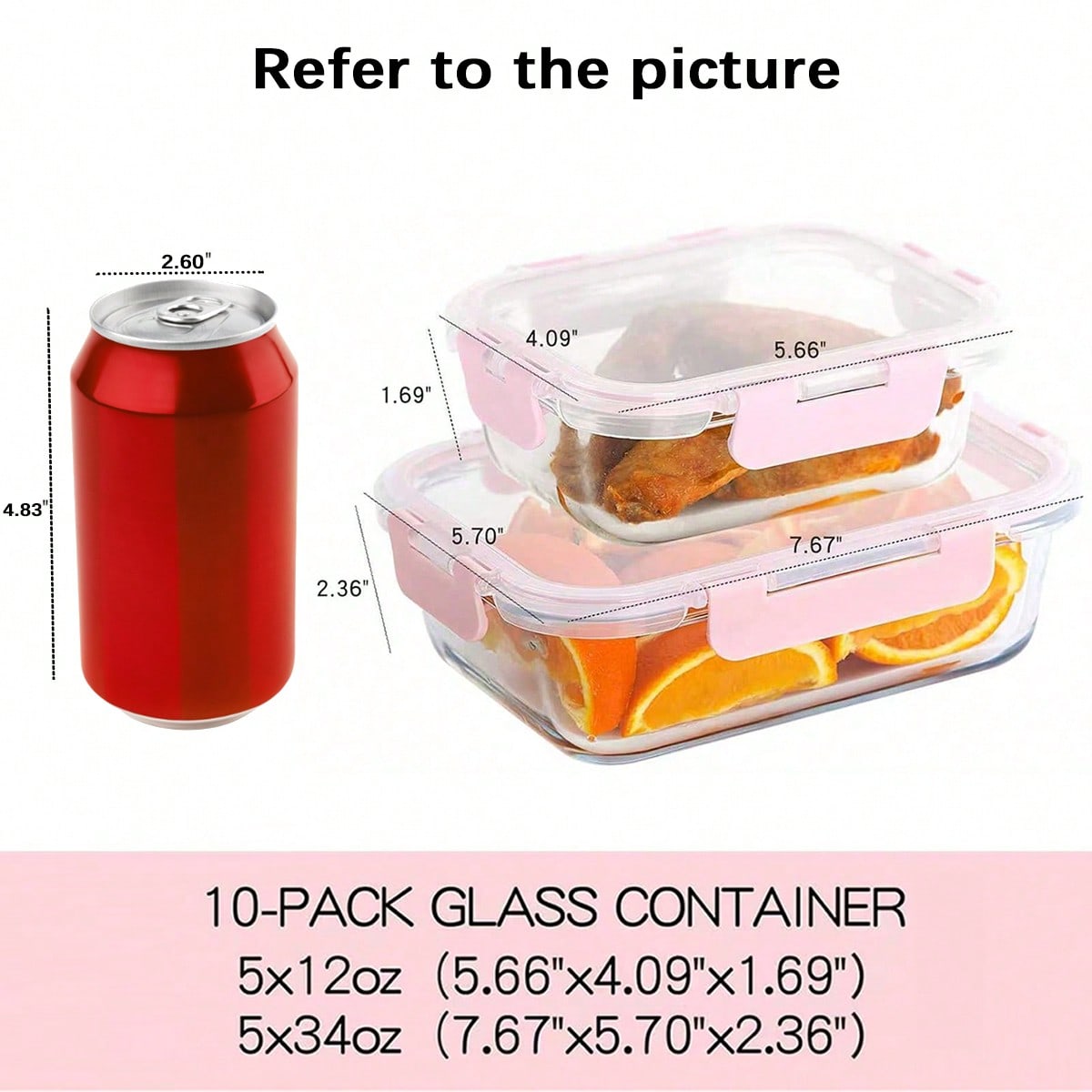 10'lu Paket Cam Yemek Hazırlık - Meal Prep Freezer incelemesi ve fiyatı
