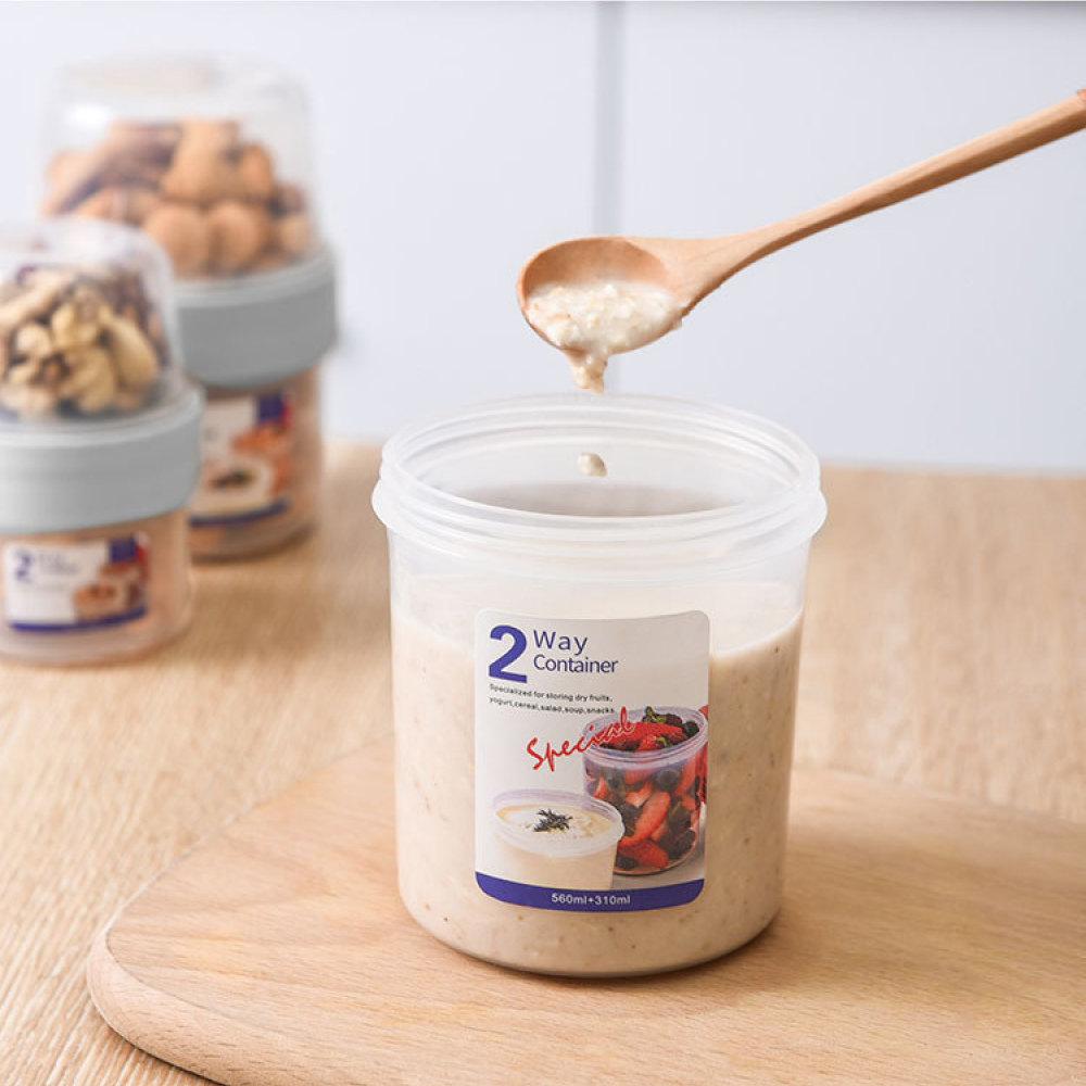 Çift Katmanlı Sızdırmaz Yiyece - Meal Prep Yogurt Cups incelemesi ve fiyatı